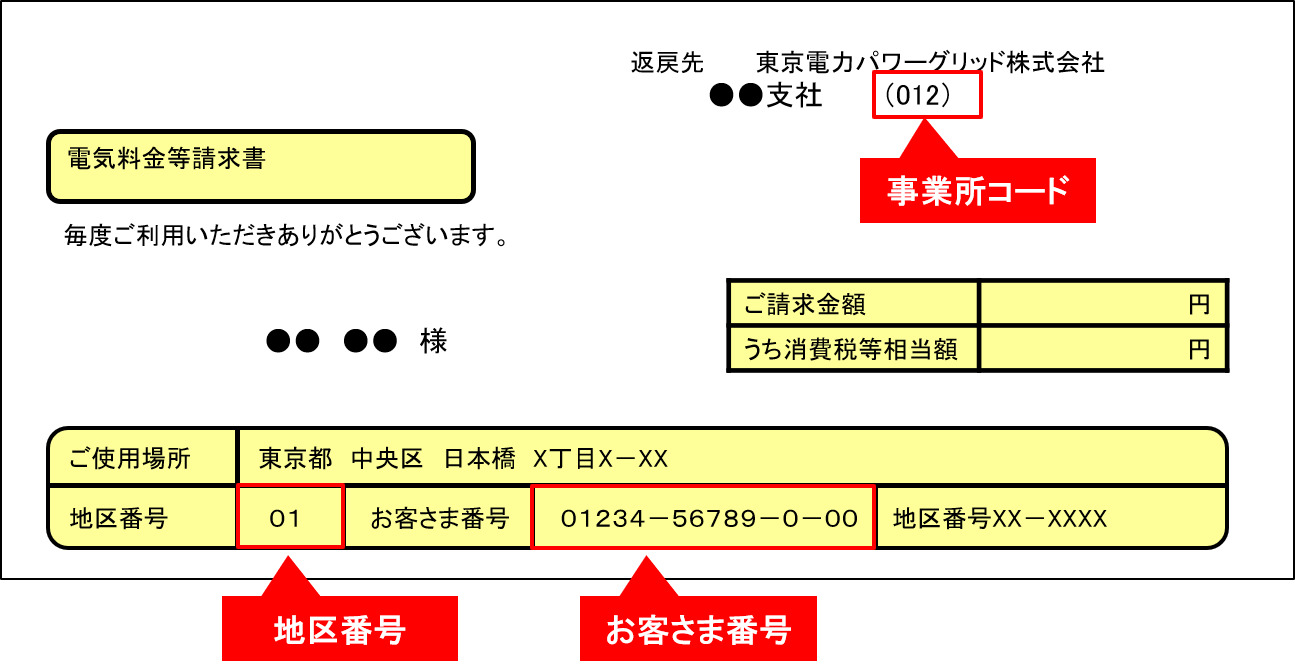 お客さま番号」とは何でしょうか？どこで確認できますでしょうか ...